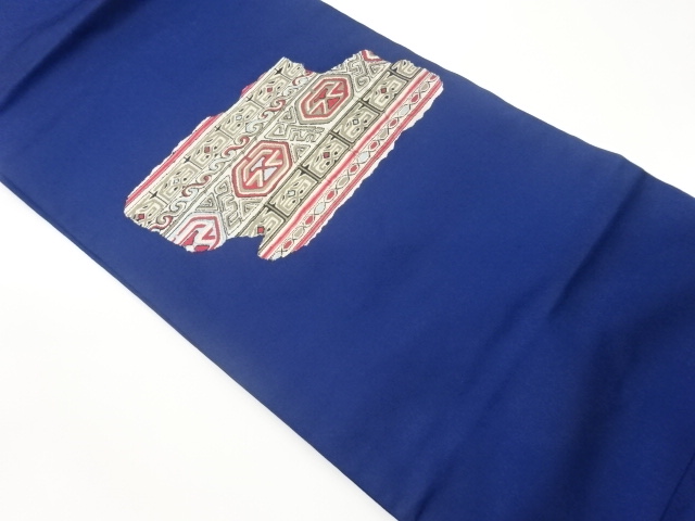 JAPANESE NAGOYA OBI / WOVEN ABSTRACT STRIPE